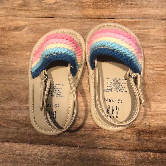 rainbow rope sandals